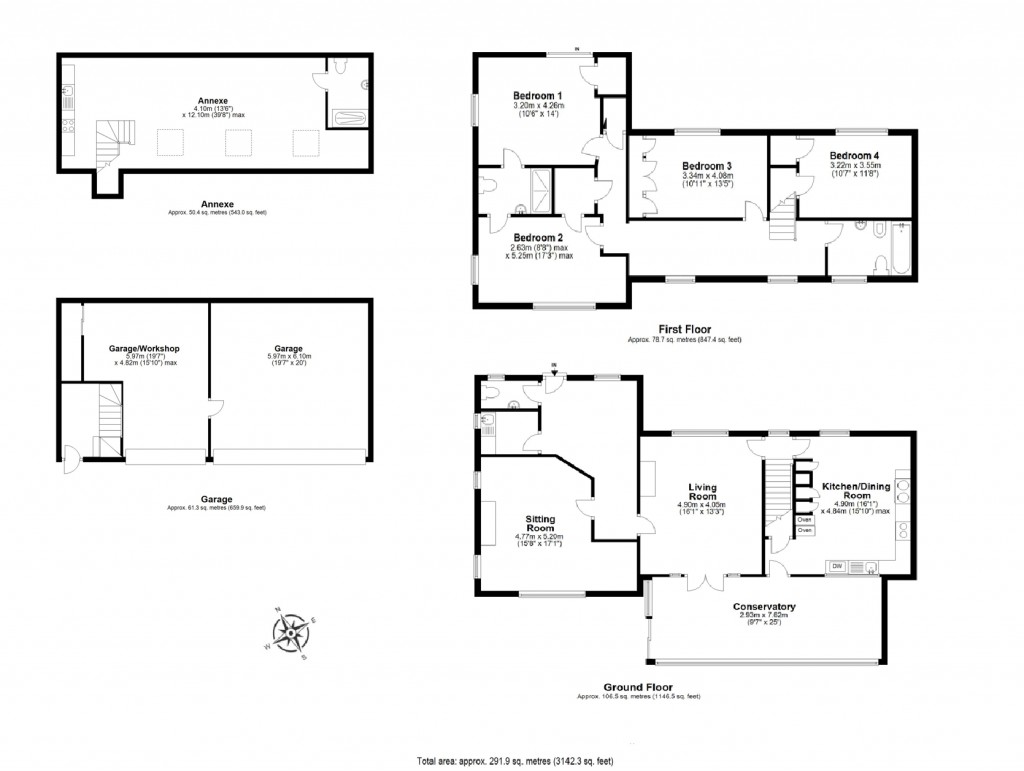 Floorplans For Standerwick, Frome