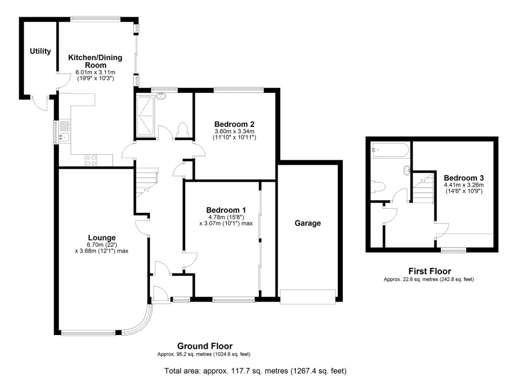 Floorplans For Westbury, Wiltshire