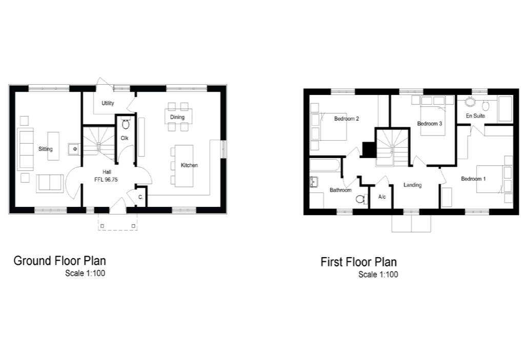 Floorplans For Westbury, Wiltshire