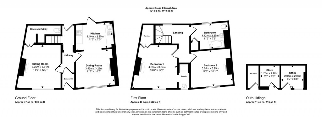 Floorplans For Westbury, Wiltshire