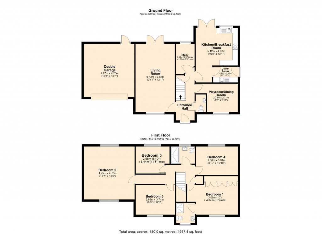 Floorplans For Westbury, Wiltshire