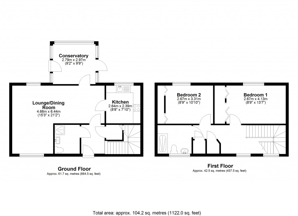 Floorplans For Bratton, Wiltshire