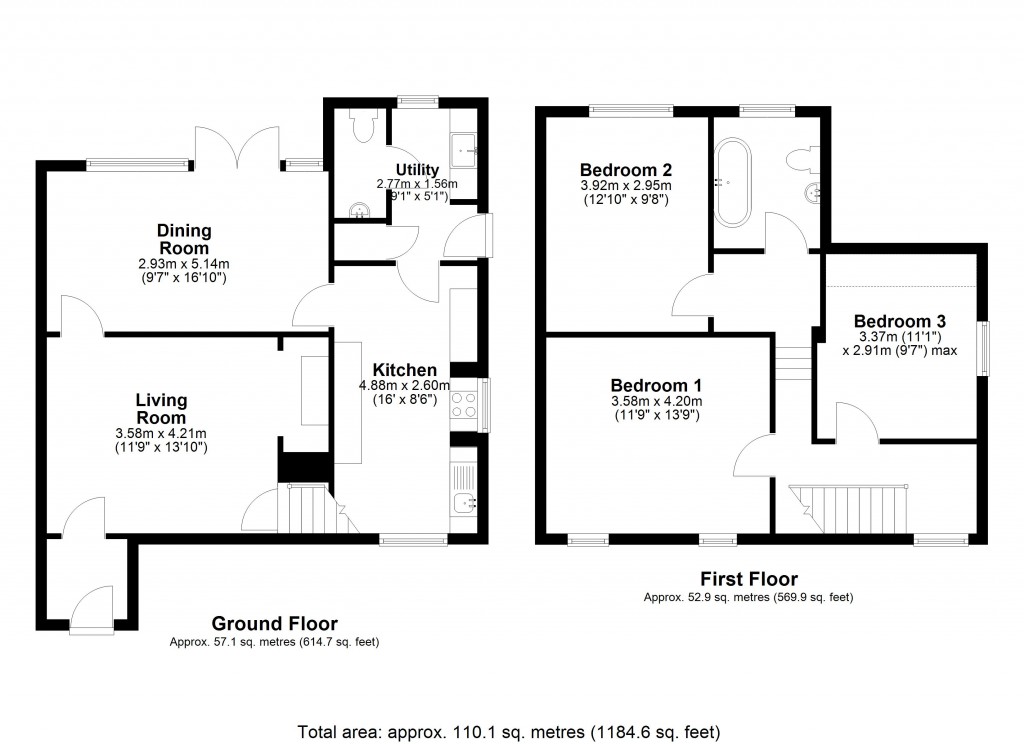 Floorplans For Dilton Marsh, Wiltshire