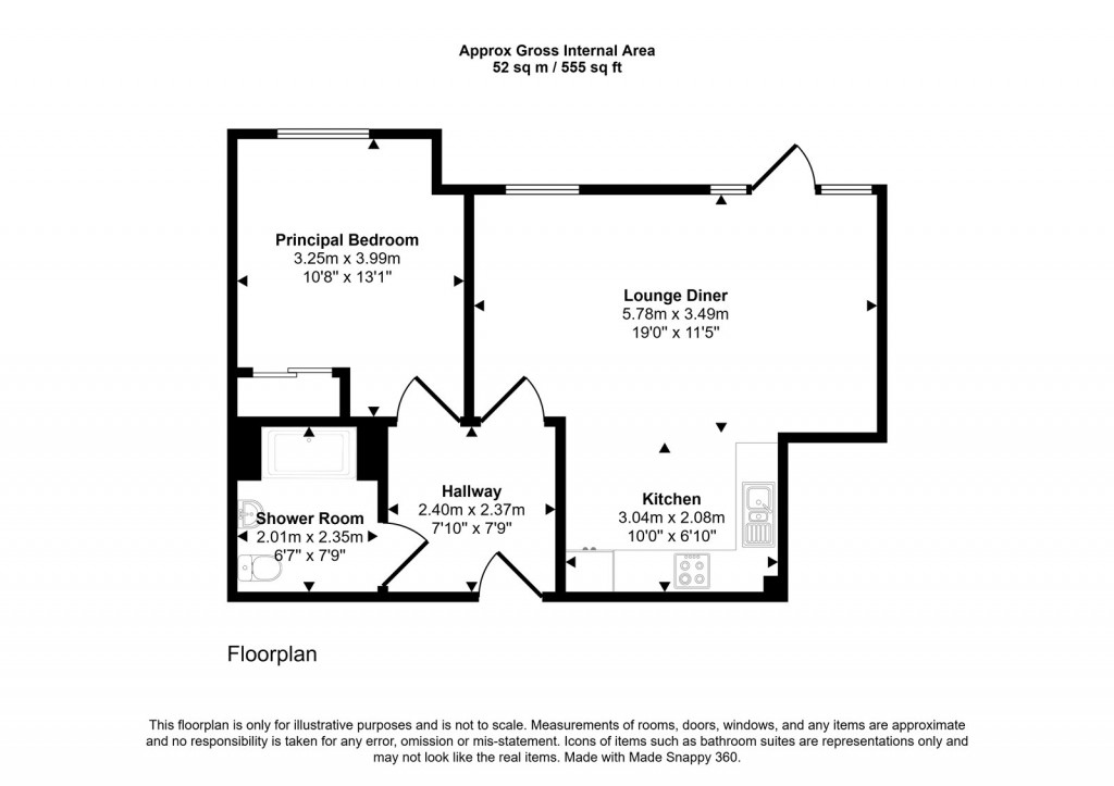 Floorplans For Chantry Court, Westbury