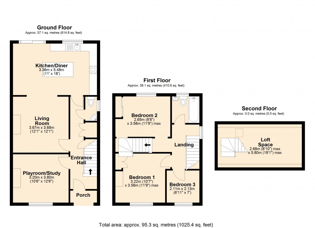 Floorplans For Westbury, Wiltshire