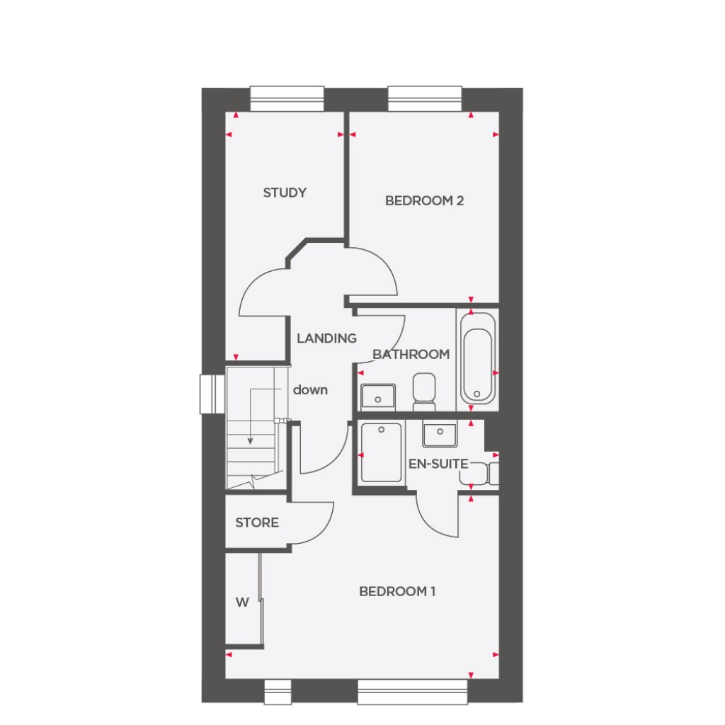 Floorplans For Westbury Leigh, Westbury