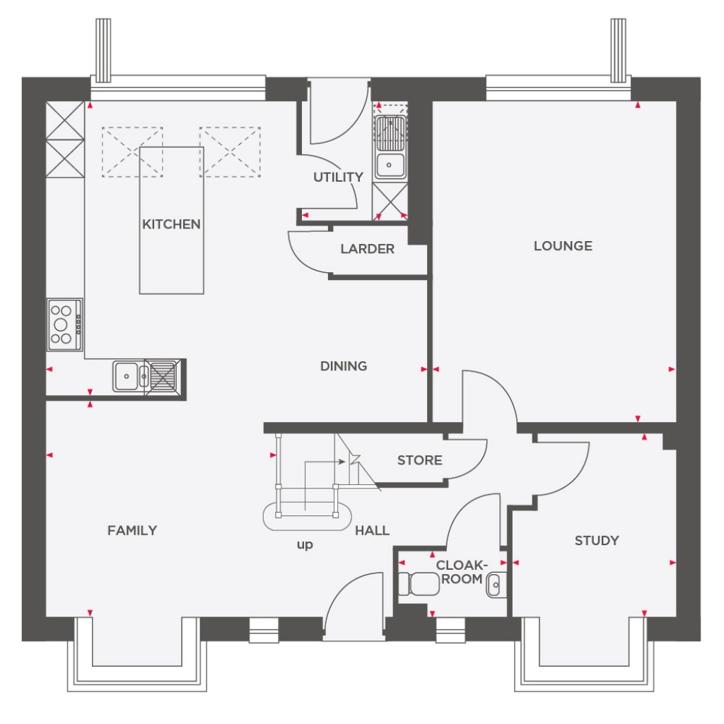 Floorplans For Westbury Leigh, Westbury
