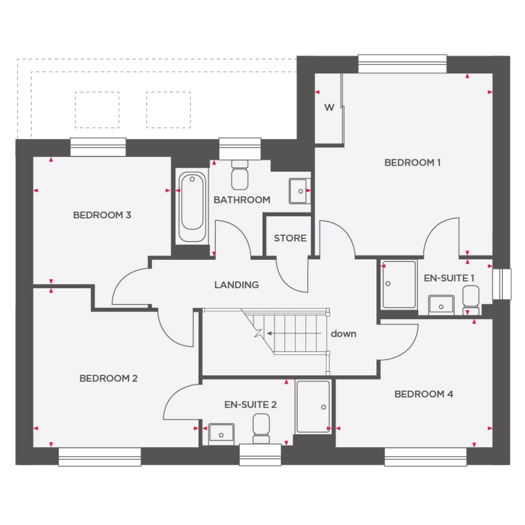 Floorplans For Westbury Leigh, Westbury