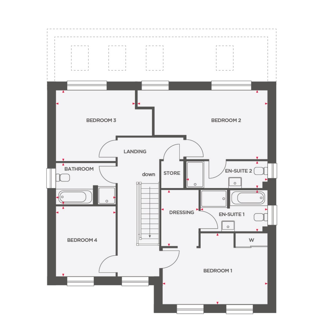Floorplans For Westbury Leigh, Westbury