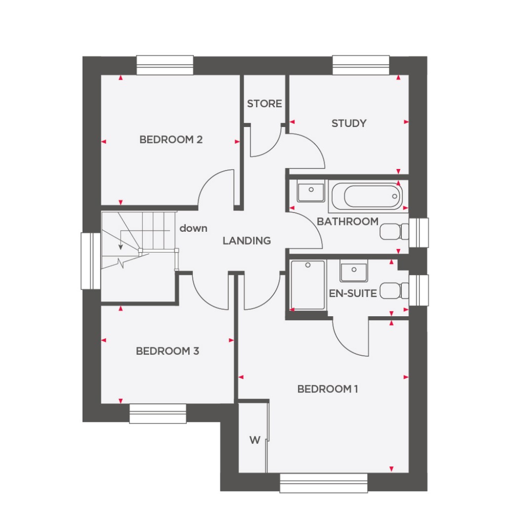 Floorplans For Westbury Leigh, Westbury