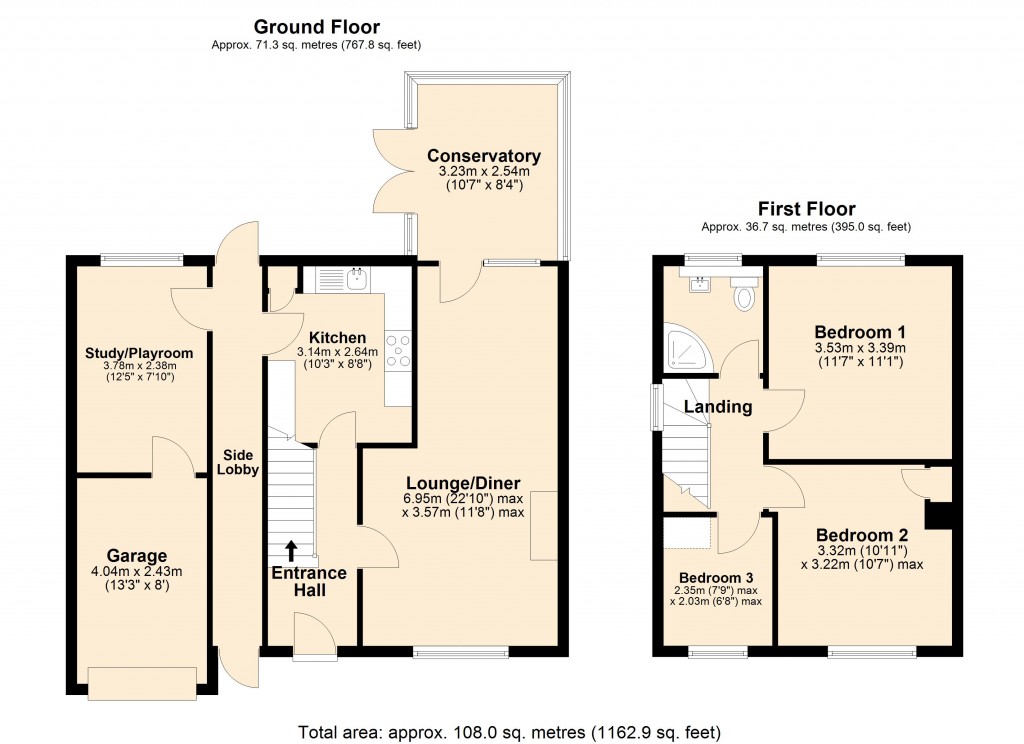 Floorplans For Westbury, Wiltshire