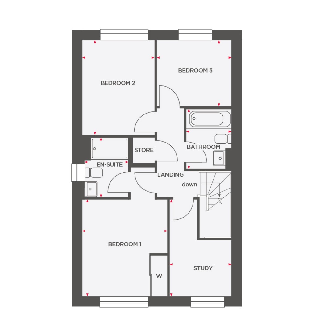 Floorplans For Westbury Leigh, Westbury