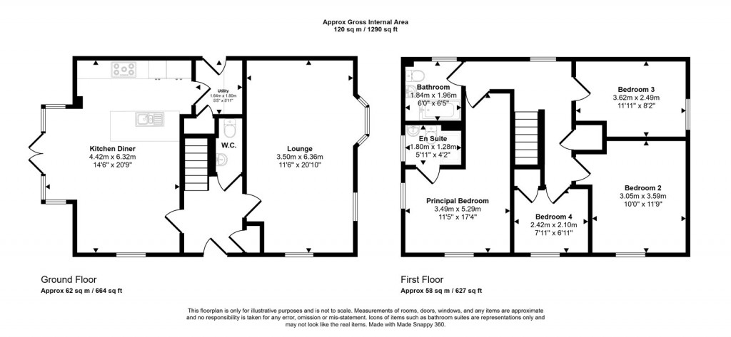 Floorplans For Westbury, Wiltshire