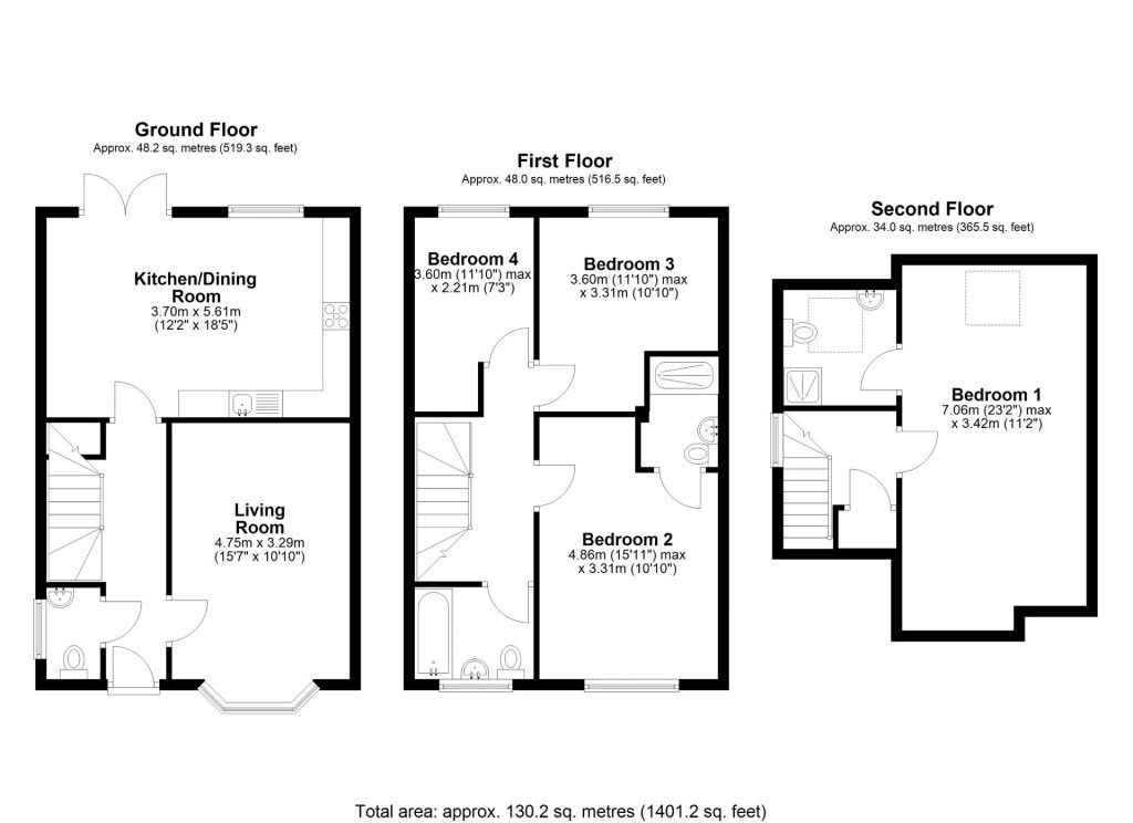 Floorplans For Cheviot Road, Westbury