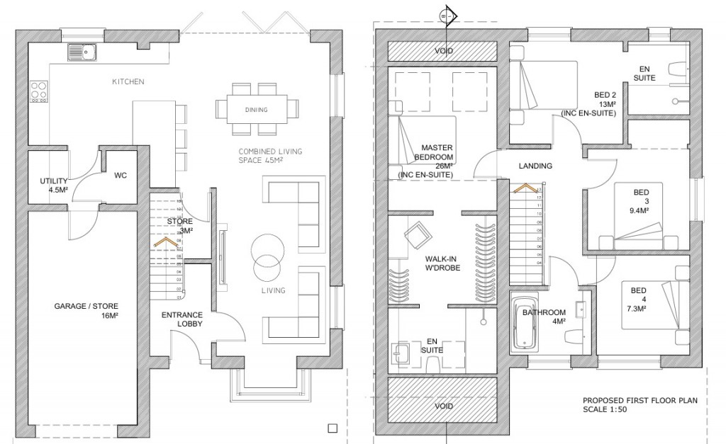 Floorplans For Dilton Marsh, Westbury