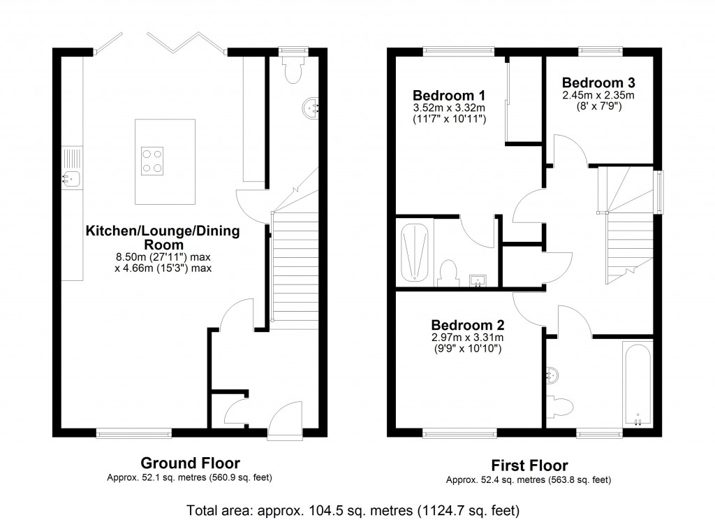 Floorplans For Warminster, Wiltshire