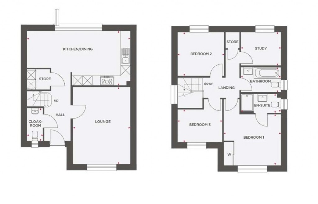 Floorplans For Westbury Leigh, Westbury