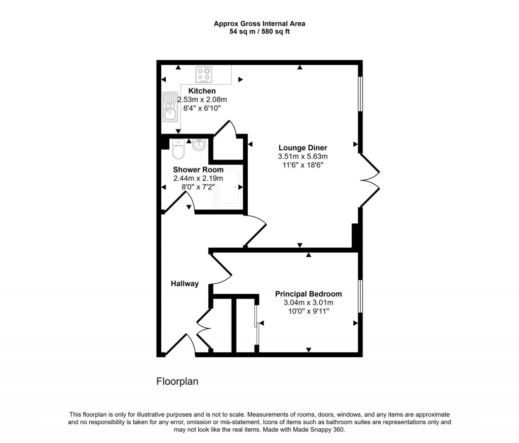 Floorplans For Weaver House, Chantry Court, Westbury